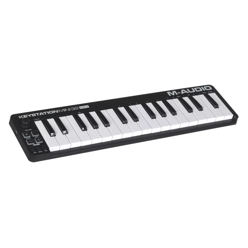 M-AUDIO Keystation Mini 32 MK3 MIDI-Tastatur 32 Tasten USB Schwarz, Weiß
