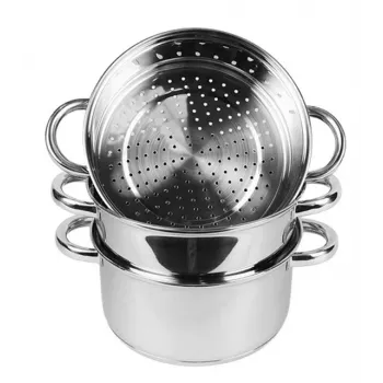 Elektrischer Dampfgarer Maestro MR-2900-18 1500 W Vertikaldampf, 18 cm Kochtopf, 2 l, Edelstahl & Glas, induktionsgeeignet