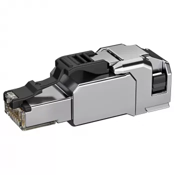 RJ-45-Steckverbinder Telegärtner 100035951 Silber Männlich 5 mm Innendurchmesser