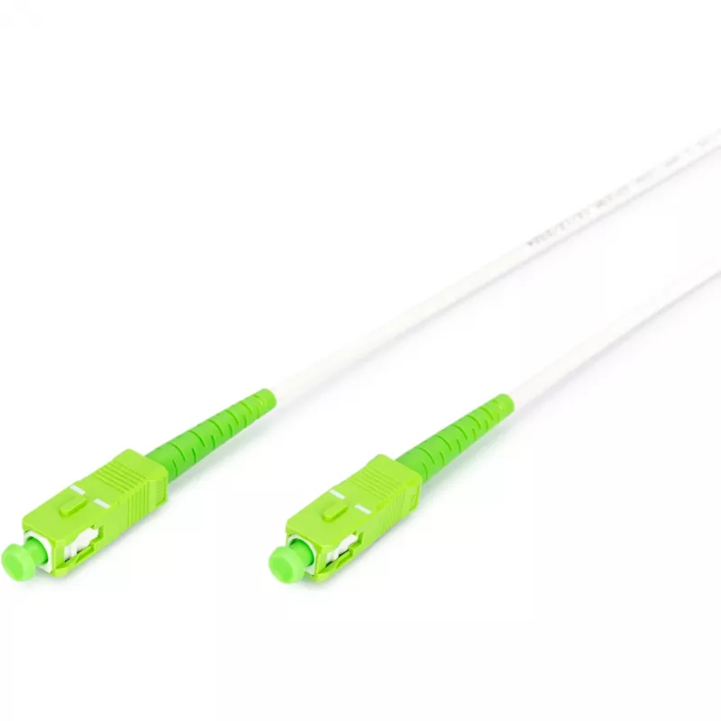 Digitus Glasfaser-Stahlarmiertes Patchkabel SC/APC SC/APC 1 m Singlemode G.657.A2