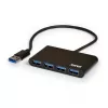 USB-Hub Port Designs 900121 USB 3.2 Gen 1 Typ-A 5000 Mbit/s Schwarz