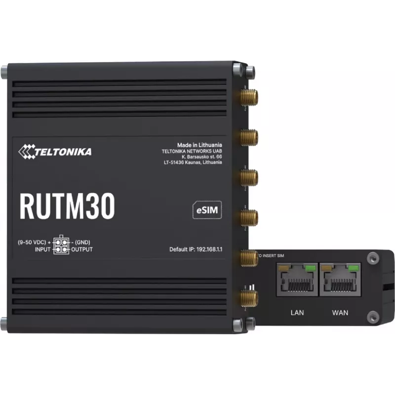 5G Mobilfunkrouter TELTONIKA RUTM30 — mobile und stationäre Installationen mit WLAN