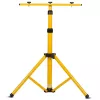 Stativ MACLEAN MCE583 höhenverstellbar für Flutlichter, Metallrahmen, gelb