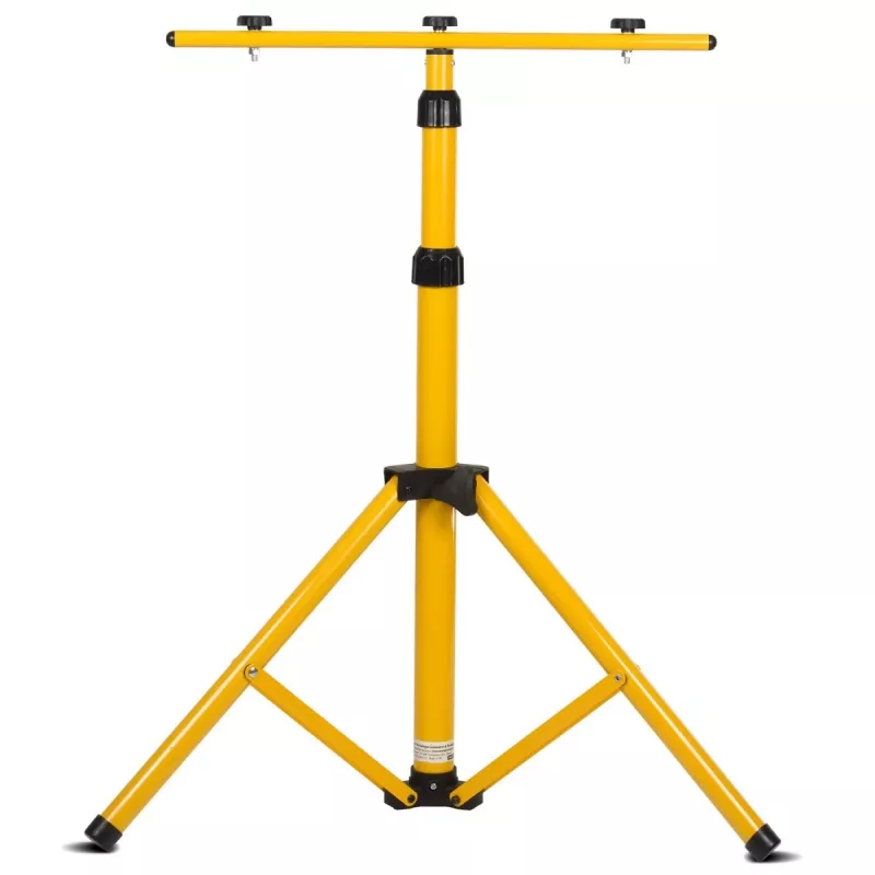 Stativ MACLEAN MCE583 höhenverstellbar für Flutlichter, Metallrahmen, gelb