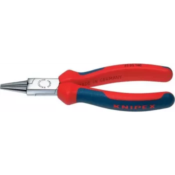 22 05 140, Needle nose pliers, chrome vanadium steel, plastic, blue, red, 14 cm, 127 g