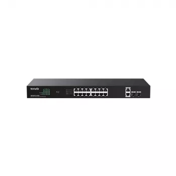 Switch TENDA TEG1120P-16-150W PoE+ Gigabit 16x 1Gb/s, 135W PoE-Budget