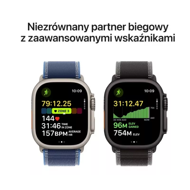 Smartwatch Apple Watch Ultra 3 GPS + Cellular 49mm Gehäuse aus schwarzem Titan