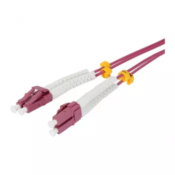 Synergy 21 LWL-2-Faser-Patchk. 1.5mtr.LC-LC 50/125um OM4 AD 2mm flexible Knickschutztülle - Multimode-Faser - 1,5 m