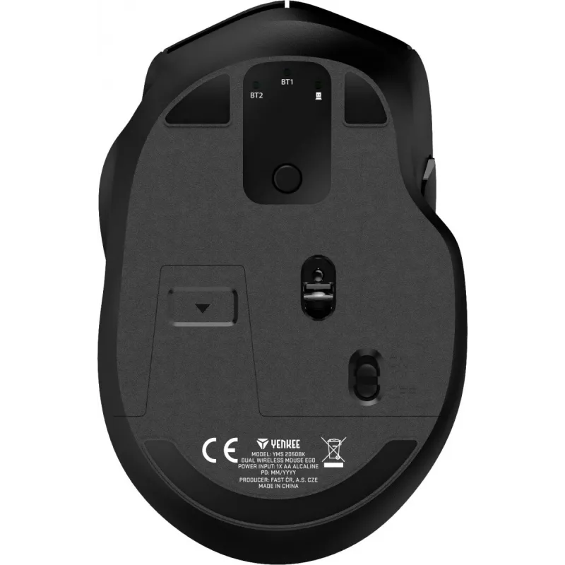 Kabellose Maus YMS 2050BK EGO Optic 1600DPI DUAL WL+B