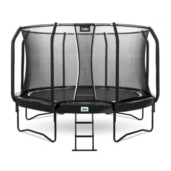 Oberirdisches Trampolin Salta First Class 251 cm, rund, 60 Federn, Sicherheitsnetz, verzinkter Stahlrahmen, max. Belastung 150 kg
