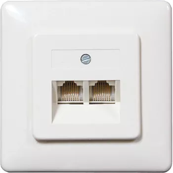Telefonanschlussdose ShiverPeaks 74240 8/8 Aufputz für 2 Teilnehmeranschlussleitungen