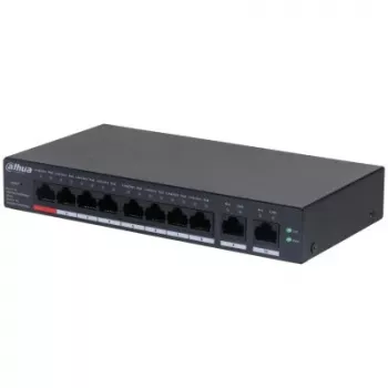 Dahua Technology DH-CS4010-8GT-110 Netzwerk-Switch Managed L2 Gigabit Ethernet (10/100/1000) Power over Ethernet (PoE) Schwarz