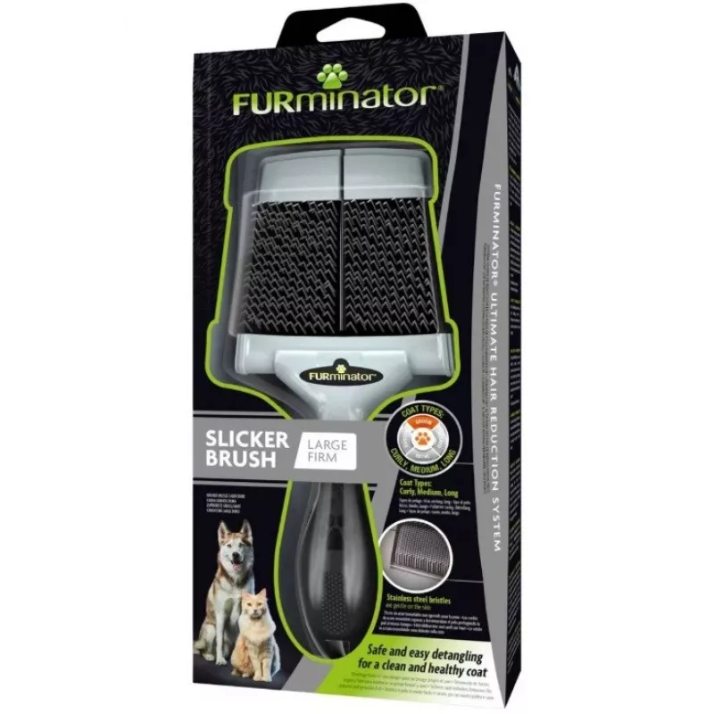 FURminator - Zupfbürste für Hunde und Katzen - L