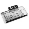 Flüssigkeitskühlblock Alphacool Core RX 9070 XT Swift+ Transparent Chrom für GPU