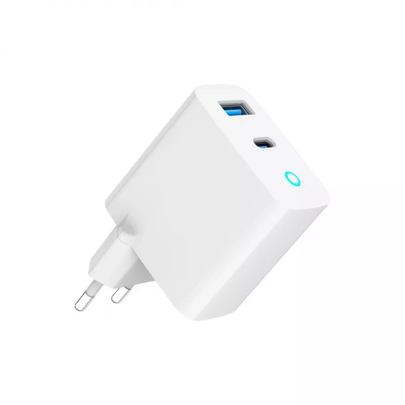 Gembird TA-UC-PDQC65L-W-01 Ladegerät für Mobilgeräte Universal Weiß AC Schnellladen Indoor