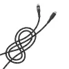 USB-Typ-C-auf-Typ-C-Datenkabel Tellur TLL155471, 1 m, 3 A, 60 W PD, Nylongeflecht, schwarz
