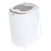 Toplader-Waschmaschine Adler AD 8055, tragbar, 3 kg Kapazität, creme, Drehregler, 150 W