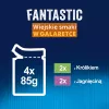 Felix Fantastic Kaninchen, Lamm - Nassfutter für Katzen 340 g (4x 85 g)