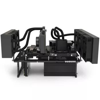 Benchtable Streacom BC1 V2 schwarz ATX-Unterstützung Aluminium