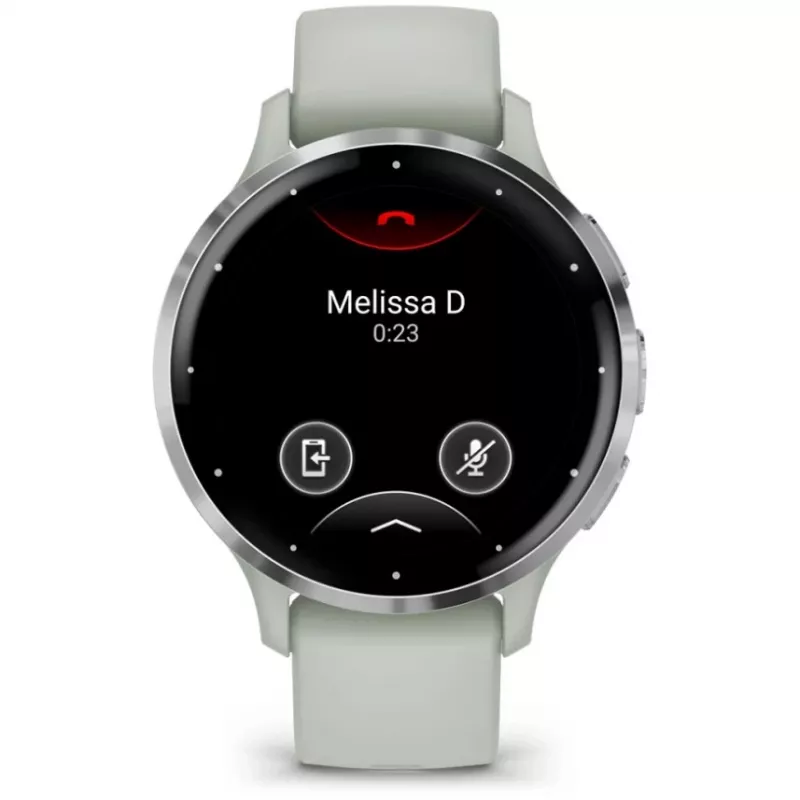Garmin Venu 3S 3,05 cm (1,2 inch) AMOLED 41 mm Digital 390 x 390 Pixel Touchscreen Grau, Silber Wi-Fi GPS (Satellit)