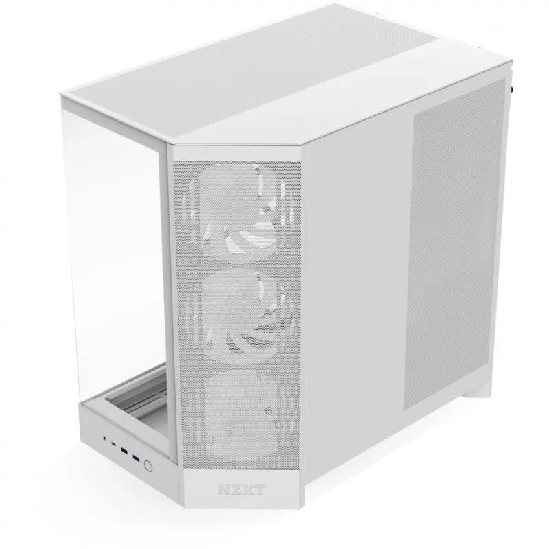 PC-Gehäuse NZXT H9 Flow RGB Midi Tower Weiß