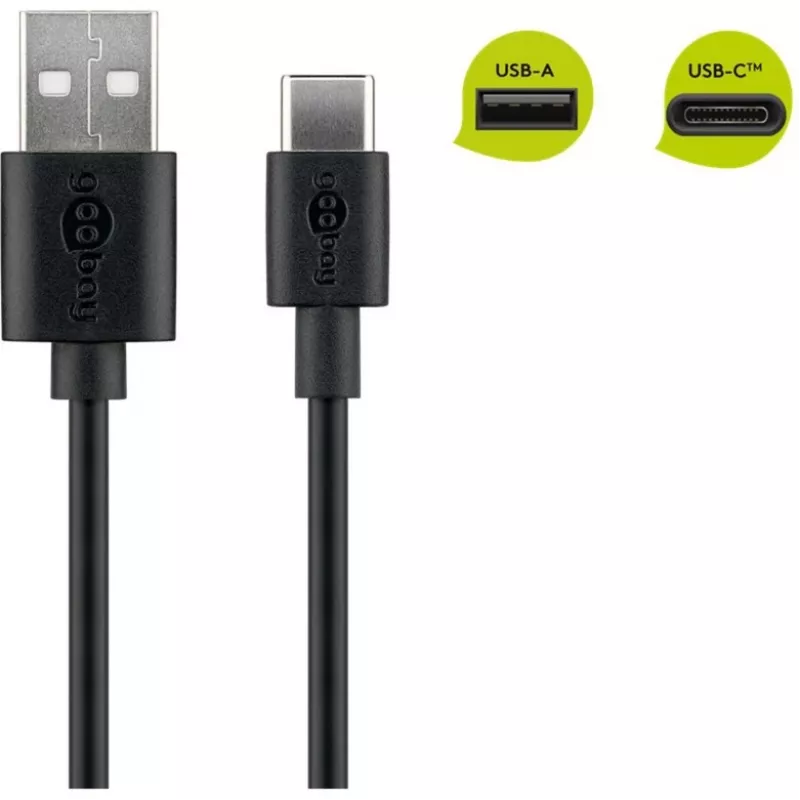 Goobay 45735 USB-Kabel Schwarz