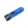 Schlüsselanhänger-Taschenlampe Nitecore TIKI GITD BLUE — grau, USB-aufladbar, 1 lm, 55 mm, 12 g, IP66, stoßfest