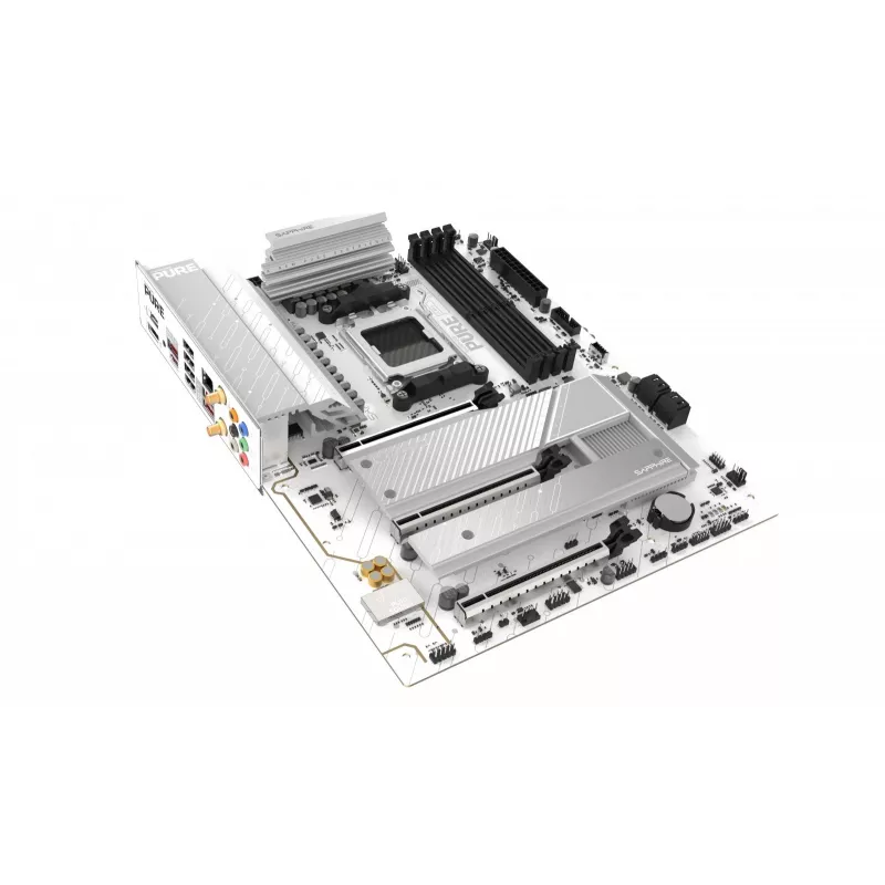 Mainboard Sapphire PURE B850A WIFI7 ATX — B850-Chipsatz, Wi‑Fi 7, DDR4-Unterstützung