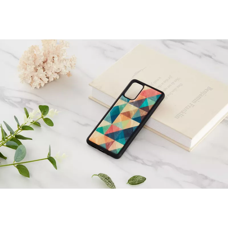 Schutzhülle iKins für Samsung Galaxy S20+ Mosaik Schwarz