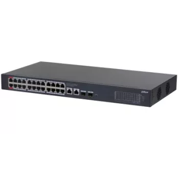 Dahua Technology CS4228-24GT-375 Managed L2 Gigabit Ethernet (10/100/1000) Power over Ethernet (PoE) Schwarz