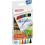 Acrylmarker Fein Edding 5300 Schwarz Blau Grün Rot Gelb