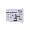 Gembird MS-D2ST-02 Monitor-Tischständer (drehen, neigen, schwenken), 13”-32”, schwarz