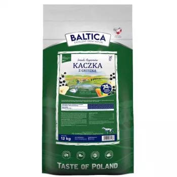 BALTICA regional flavours Medium and large breeds Ente mit Birne - Trockenfutter für Hunde - 12 kg