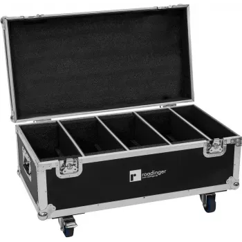 Flightcase Roadinger PLL-384 für 4 LED-Scheinwerfer, robuste Ausführung