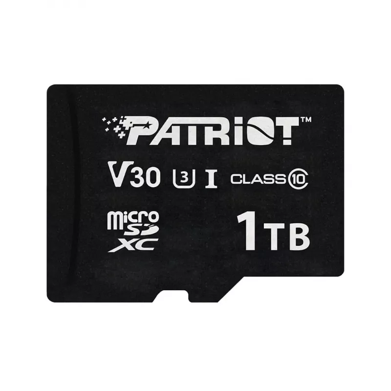 MicroSDXC-Speicherkarte PATRIOT VX Series 1 TB — UHS‑I, Class 10, U3, V30, 90 MB/s Lesen, 80 MB/s Schreiben