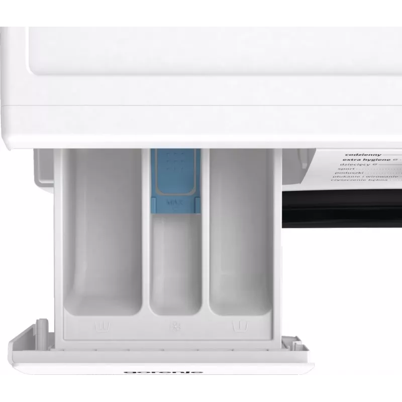Freistehende Waschmaschine Gorenje W3NGPI72SBS, 7 kg, 1200 U/min, Invertermotor, Dampf, 15 Programme, Weiß