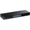 TRENDnet TEG S17 - Switch - 16 x 10/100/1000 - rack-montierbar