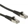 Roline - Patchkabel - RJ-45 (M) auf RJ-45 (M) - 1,5 m - SFTP - CAT 6a - Schwarz