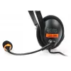 NATEC Drone Headset Kabelgebundenes Kopfband Telefonate/Musik Schwarz, Orange