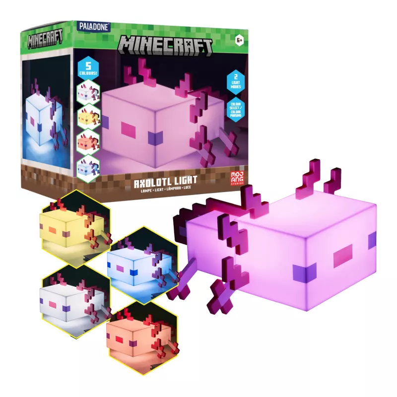 Paladone Minecraft Axolotl-Licht