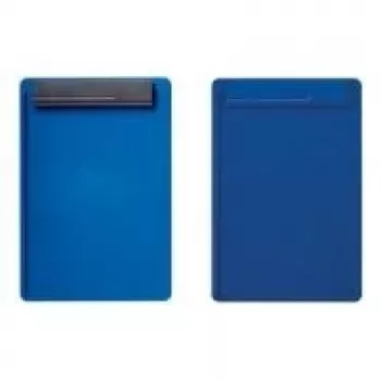 MAUL Schreibplatte OG, aus Kunststoff, DIN A4, Blau, linksseitiger Papieranschlag, integrierter Halter für (23251-37)