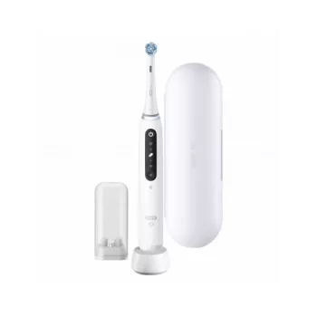 Oral B IO5 Elektrische Zahnbürste mit Tasche Quite White 1 Stück