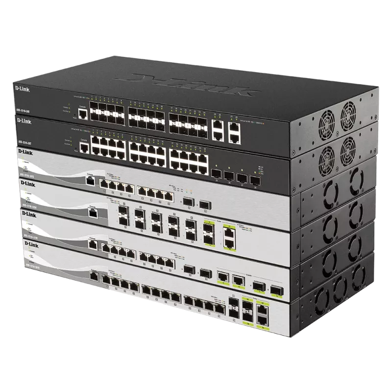 D-Link 24-Port 10G SFP+, 4-Port 10GBASE-T Smart Managed Switch