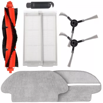 Zubehörset: Bürsten, Rollen, Filter, Mopps für Xiaomi und Viomi Staubsaugerroboter, Mi Robot Vacuum Mop Pro, Viomi V2 V3 SE