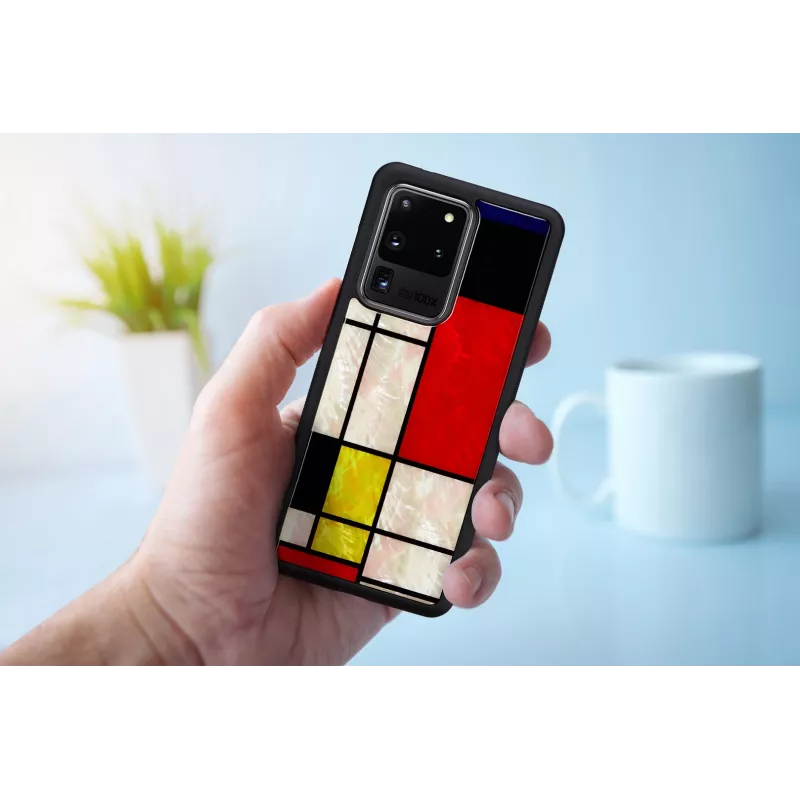 Schutzhülle iKins für Samsung Galaxy S20 Ultra — Mondrian Schwarz