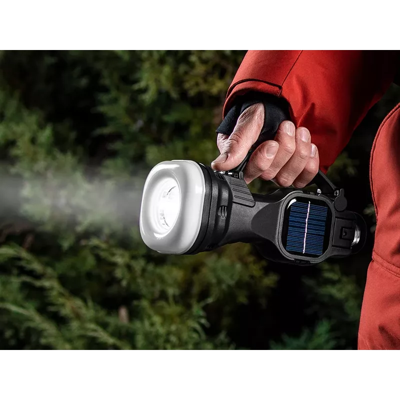 Taschenlampe TRACER Camping Torch 47140 Solar wiederaufladbar, wasserdicht