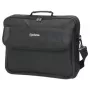 Manhattan Cambridge Laptoptasche 17,3 Zoll, Clamshell-Design, Schwarz, LOW COST, Zubehörfach, Dokumentenfach auf der Rückseite, Schultergurt (abnehmbar), entspricht Targus CN418EU, Notebook-Tasche, drei Jahre Garantie