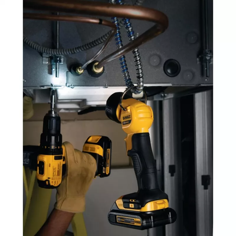 Dewalt 18V XR Li-Ion Akku-LED-Schwenkleuchte - Basiseinheit