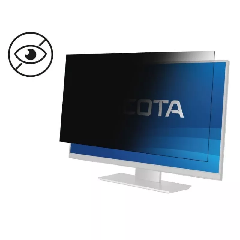 Dicota - Privacy Filter für Bildschirme - 2-Wege - abnehmbar - magnetisch - Schwarz - für Dell P2422H, P2422HA, P2422HE (D80271-2MG)