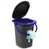 Abfallbehälter Greenblue GB320BB Schwarz Blau Kunststoff 19L